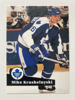 1991-92 Pro Set French #233 Mike Krushelnyski