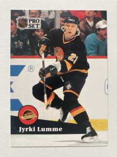 1991-92 Pro Set French #240 Jyrki Lumme