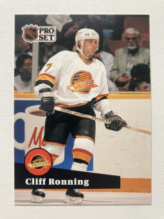 1991-92 Pro Set French #241 Cliff Ronning