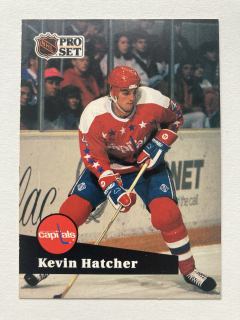 1991-92 Pro Set French #249 Kevin Hatcher