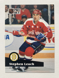1991-92 Pro Set French #253 Stephen Leach