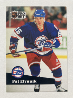 1991-92 Pro Set French #262 Pat Elynuik