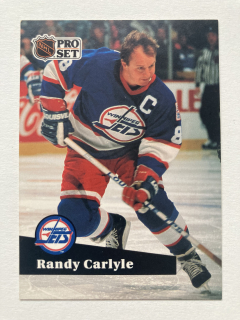 1991-92 Pro Set French #273 Randy Carlyle