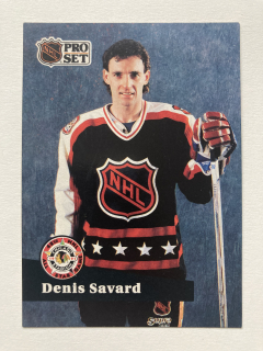 1991-92 Pro Set French #305 Denis Davard