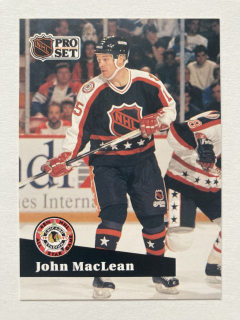 1991-92 Pro Set French #307 John MacLean
