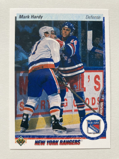 1990-91 Upper Deck #416 Mark Hardy