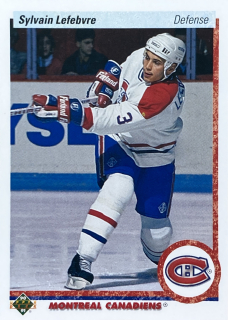 1990-91 Upper Deck #421 Sylvain Lefebvre