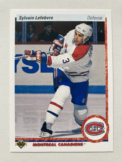 1990-91 Upper Deck #421 Sylvain Lefebvre