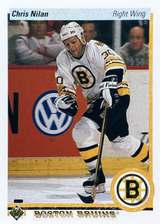 1990-91 Upper Deck #442 Chris Nilan