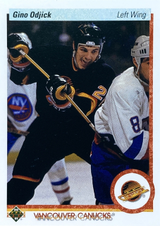 1990-91 Upper Deck #518 Gino Odjick