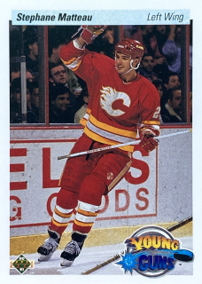 1990-91 Upper Deck #535 Stephane Matteau - YOUNG GUNS