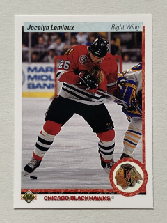 1990-91 Upper Deck #544 Jocelyn Lemieux