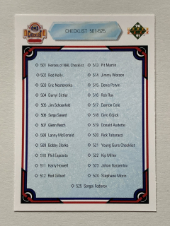 1990-91 Upper Deck #550 CHECKLIST 501-550