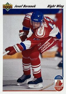 1991-92 Upper Deck #017 Josef Beránek - CANADA CUP