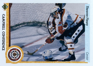 1990-91 Upper Deck #478 Theoren Fleury - ALL STAR GAME