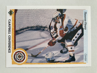 1990-91 Upper Deck #478 Theoren Fleury - ALL STAR GAME
