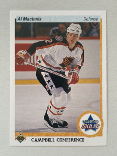 1990-91 Upper Deck #497 Al MacInnis - ALL STAR SKILLS