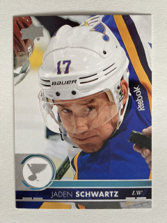 2017-18 UD Series 1 #159 Jaden Schwartz