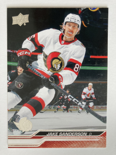 2023-24 UD Series 2 #378 Jake Sanderson