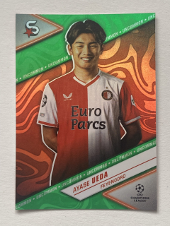 2023/24 Topps Superstars #077 Ayase Ueda - UNCOMMON [Feyenoord Rotterdam]