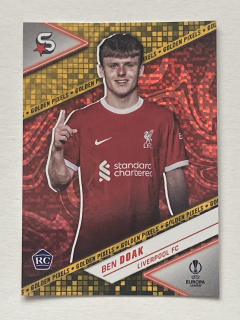 2023/24 Topps Superstars #082 Ben Doak - ROOKIE GOLDEN PIXELS [Liverpool FC]