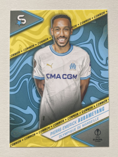 2023/24 Topps Superstars #109 Pierre-Emerick Aubameyang - COMMON [Olympique de Marseille]