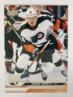 2023-24 UD Series 2 #381 Owen Tippet