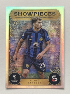 2023/24 Topps Superstars #SP-13 Nicolò Barella - SHOWPIECES [FC Internazionale Milano]