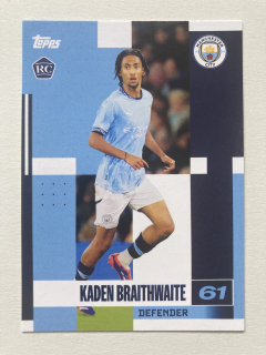 2024/25 Topps Manchester City #10 Kaden Braithwaite