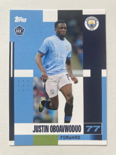 2024/25 Topps Manchester City #19 Justin Oboavwoduo