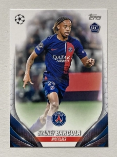 2023/24 Topps UCC #069 Bradley Barcola - ROOKIE [Paris Saint-Germain]