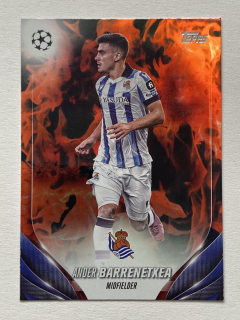 2023/24 Topps UCC #193 Ander Barrenetxea - INFERNO FOIL [Real Sociedad de Fútbol]
