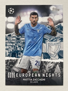 2023/24 Topps UCC #EN-27 Mattia Zaccagni - EUROPEAN NIGHTS [SS Lazio]