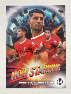 2023/24 Topps UCC #NS-7 Dominik Szoboszlai - NOW STARRING [Liverpool FC]