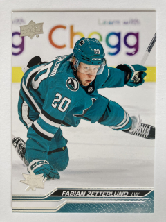 2023-24 UD Series 2 #392 Fabian Zetterlund