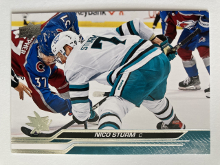 2023-24 UD Series 2 #393 Nico Sturm