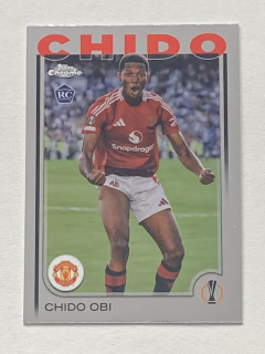 2024/25 Topps Chrome UCC #014 Chido Obi - ROOKIE [Manchester United]