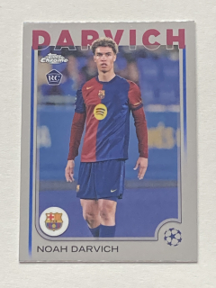 2024/25 Topps Chrome UCC #148 Noah Darvich - ROOKIE [FC Barcelona]