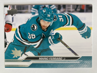 2023-24 UD Series 2 #396 Mario Ferraro