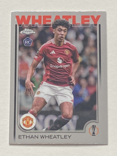 2024/25 Topps Chrome UCC #180 Ethan Wheatley - ROOKIE [Manchester United]