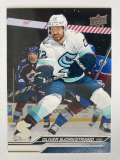 2023-24 UD Series 2 #399 Oliver Bjorkstrand