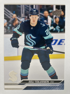 2023-24 UD Series 2 #400 Eeli Tolvanen