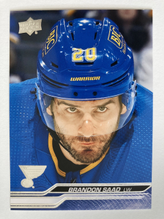 2023-24 UD Series 2 #407 Brandon Saad