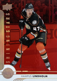 2017-18 UD Series 1 RED #SSD-5 Hampus Lindholm - SHINING STARS