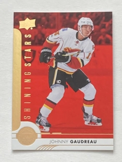 2017-18 UD Series 1 RED #SSL-6 Johnny Gaudreau - SHINING STARS