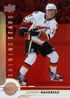 2017-18 UD Series 1 RED #SSL-6 Johnny Gaudreau - SHINING STARS