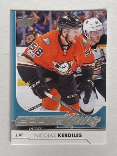 2017-18 UD Series 1 #241 Nicolas Kerdiles - YOUNG GUNS
