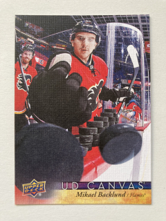 2017-18 UD Series 1 #C013 Mikael Backlund - UD CANVAS