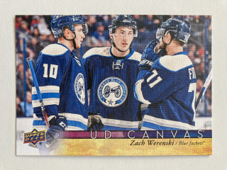 2017-18 UD Series 1 #C024 Zach Werenski - UD CANVAS