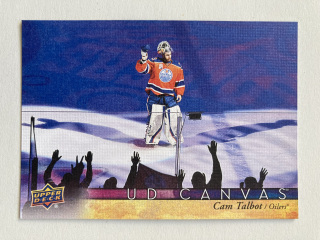 2017-18 UD Series 1 #C035 Cam Talbot - UD CANVAS